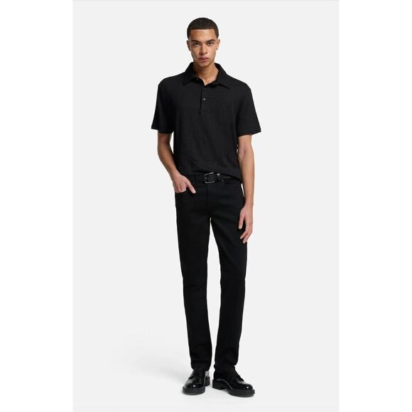 7 For All Mankind Other - S7 For All Mankind Mens Vintage Y2K Slimmy S7 Jeans Size 34x32 Black Dark AN EXC